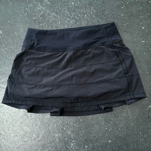 Lululemon Pace Rival Mid-Rise Skirt Black